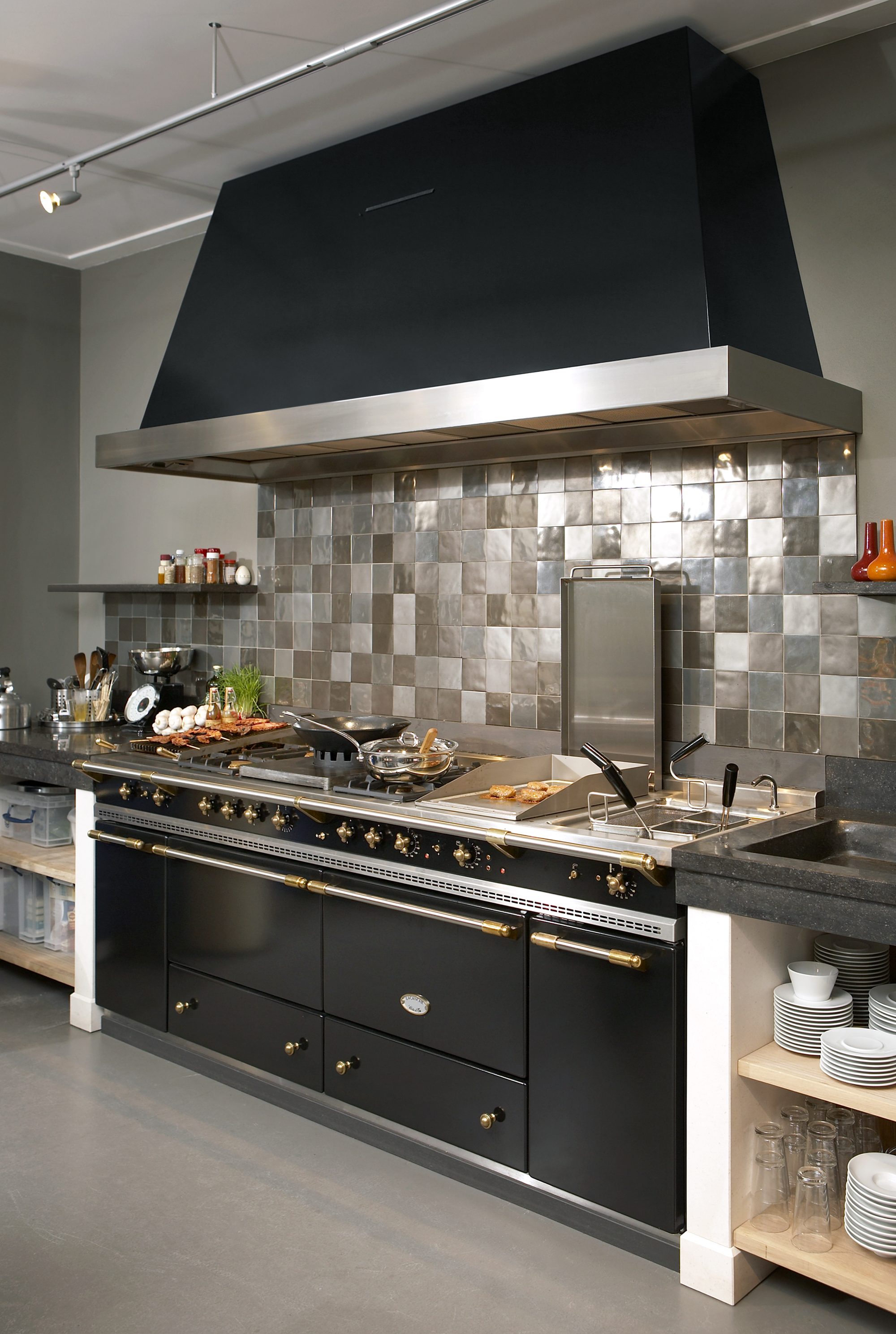 Lacanche Sully range cooker in a beautiful kitchen